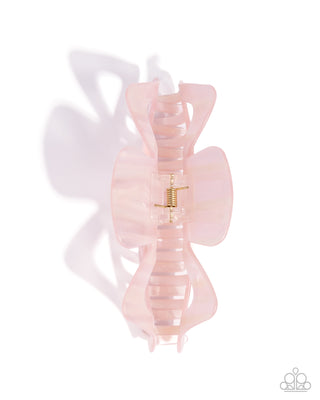 Striped State of Mind - Multi - Pink Claw Clip