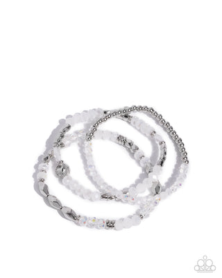 Friendly Facets - White