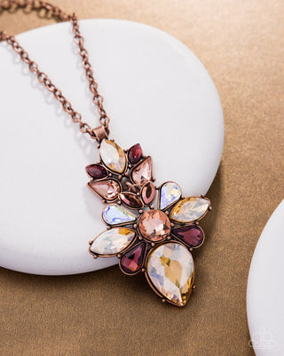 Elite Etiquette - Copper - Paparazzi Necklace