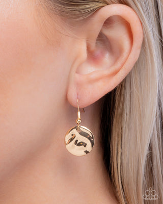 Decadent Discs - Multi - Mixed Metal Silver and Gold Disc Tiered Paparazzi Short Necklace