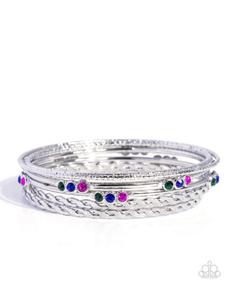 Braided Bangle - Multi