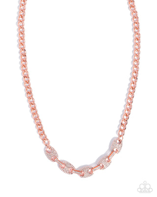 Shimmery Series - Copper - Paparazzi Necklace