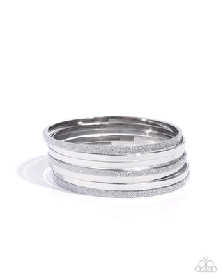 Grungy Glitter - Silver