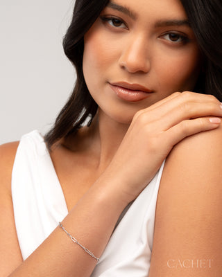 Dignité - Rhodium-Plated Chain Bracelet - CACHET by Paparazzi