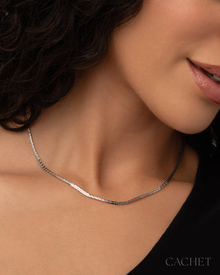 Genereux - Rhodium-Plated Short Necklace - CACHET by Paparazzi