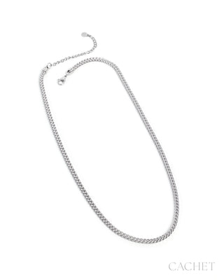 Profondeur - Rhodium-Plated Chain Men's Necklace - CACHET by Paparazzi