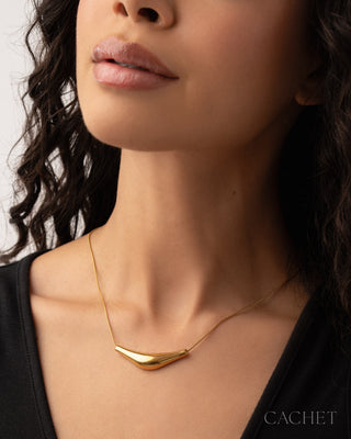 Exemplaire - 18K Gold-Plated Necklace - CACHET by Paparazzi