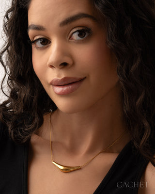 Exemplaire - 18K Gold-Plated Necklace - CACHET by Paparazzi