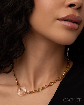 Centrée - 18K Gold-Plated Necklace - CACHET by Paparazzi