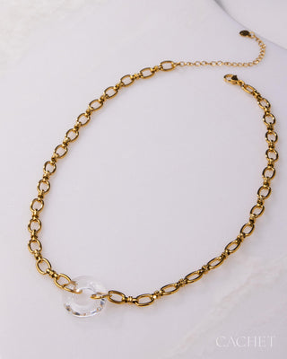Centrée - 18K Gold-Plated Necklace - CACHET by Paparazzi