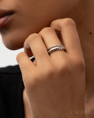 Ambitieuse  - Size 7 -  Rhodium