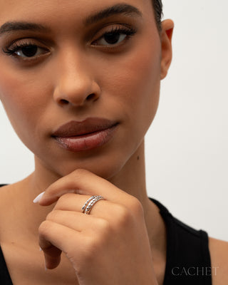 Ambitieuse  - Size 7 -  Rhodium
