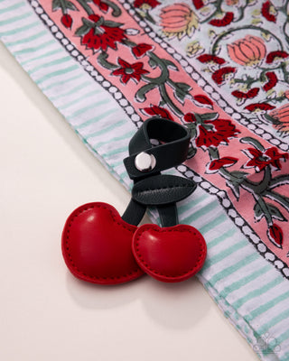 Controlled Cherry - Red - Paparazzi Bag Charm