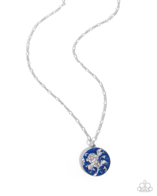 Flourishing Frame - Blue