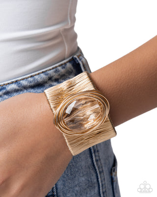 Textured Tabloid - Gold
