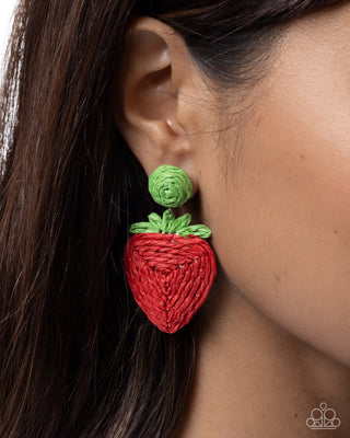 Strawberry Silhouette - Red