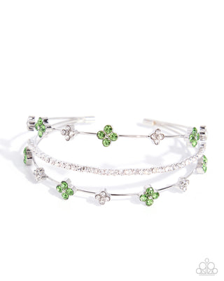 Layered Blooms - Green