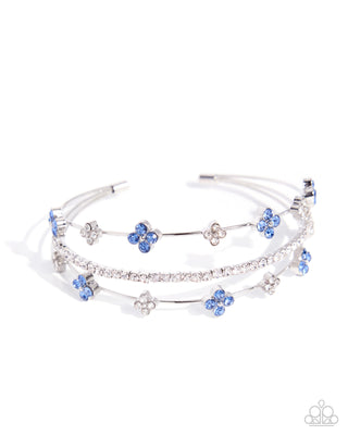 Layered Blooms - Blue