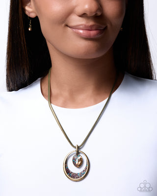 Suspended Stardust - Brass