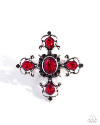 Curly Cross - Red
