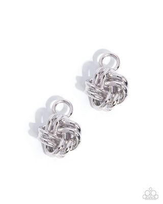 Tousled Time - Silver - Hoop Charm