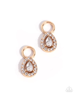Elegant Evidence - Gold - Hoop Charm