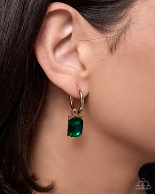 Memorable Model - Green - Hoop Charm