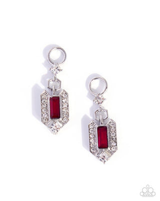 Ecstatic Elegance - Red - Hoop Charm