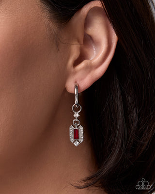 Ecstatic Elegance - Red - Hoop Charm