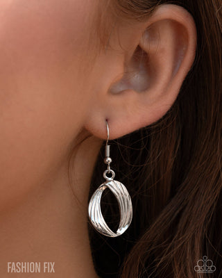 Ambitious Ambiance -  White Necklace - Fiercely 5th Avenue December 2025 - Paparazzi Accessories