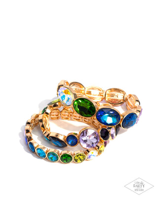 Elated BUNDLE - Zi Collection Necklace AND Zi Collection Bracelet - Paparazzi Accessories
