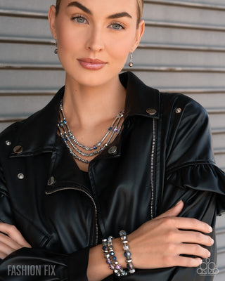 Electric Envy - Multi Necklace - October 2025 Magnificent Musings - Paparazzi Accessories