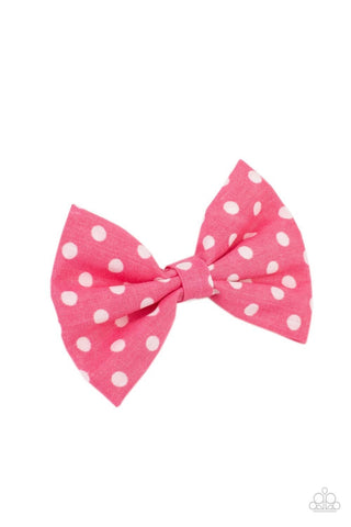 Polka Dot Delight - Pink - Paparazzi Hair Bow
