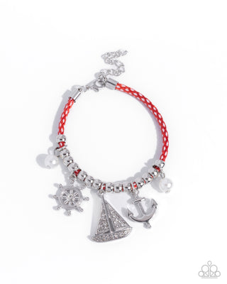 Sentimental Sailboat - Multi - 2026 Empower Me Pink Exclusive - Paparazzi Lobster-Claw Bracelet