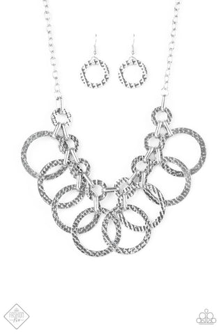 Jammin Jungle Silver Paparazzi Necklace