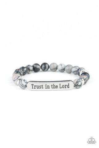 Trust Always Black Paparazzi Bracelet
