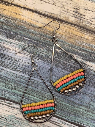 Mojave Mardi Gras Multi Paparazzi Earrings
