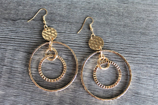 Mechanical Mecca Gold Paparazzi Earrings