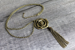 Rosy Redux Brass Paparazzi Necklace