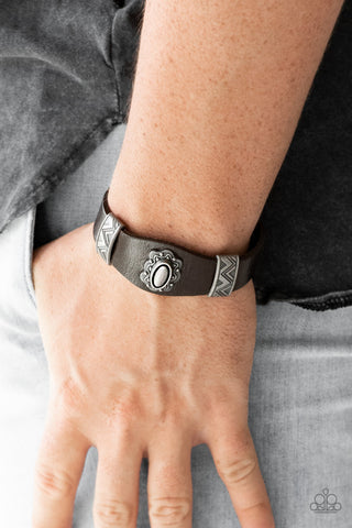 Western Romance Brown Paparazzi Bracelet