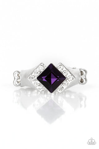 Wallstreet Winner Purple Paparazzi Ring