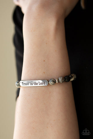Trust Always Black Paparazzi Bracelet