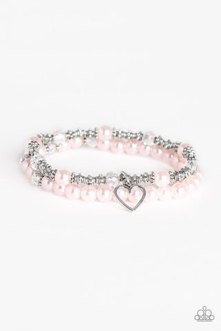 Sweetheart Splendor Pink Paparazzi Bracelet