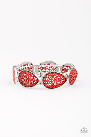 Heirloom Hunter Red Paparazzi Bracelet