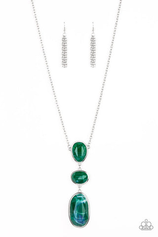 Making an Impact Green Paparazzi Necklace