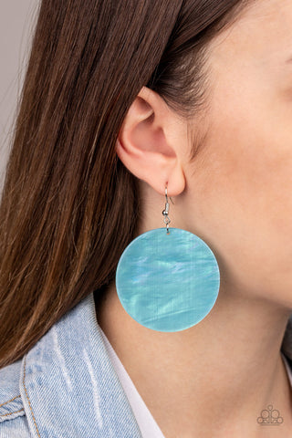 Cosmic Rainbow Multi Blue Paparazzi Earrings