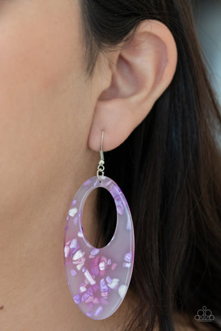 Rainbow Springs Multi Pink Purple Paparazzi Earrings