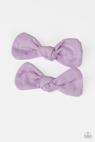 Little BOW Peep Purple Paparazzi Hair Bows