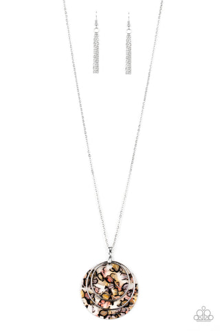 Metro Mosaic Multi Brown Paparazzi Necklace