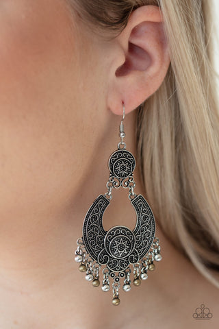 Sunny Chimes Multi Paparazzi Earrings